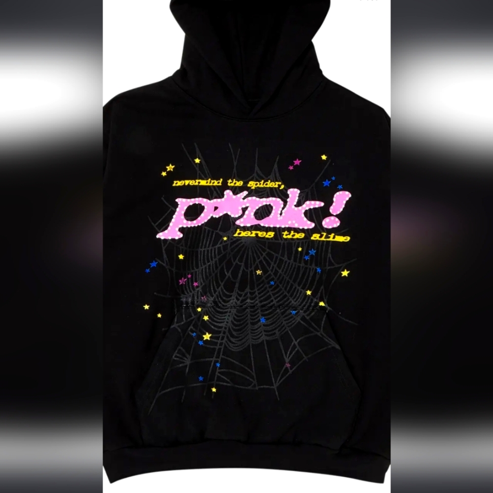 Sp5der v1 black p*nk hoddie